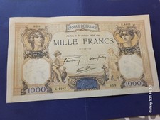 Billet 1000 francs d'occasion  Berre-l'Étang
