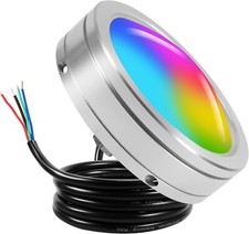 Goldlife IP68 subaquático 1/2 pol. luz plugue dreno barco padrão, RGB 4,5 pol 24 LED , usado comprar usado  Enviando para Brazil