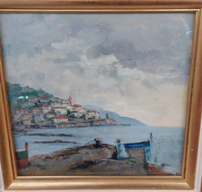 Dipinto veduta amalfi usato  Genova
