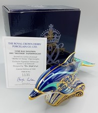 royal crown derby paperweight lion for sale  EDINBURGH