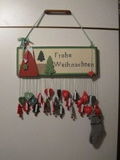 Adventskalender holz frohe gebraucht kaufen  Kirchdorf a.Inn