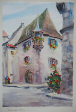 Aquarelle bouxwiller artiste d'occasion  Saverne