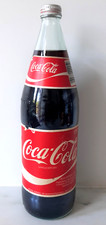 Usado, GARRAFA DE COCA COLA FRANÇA ETIQUETA DE PAPEL FRANCÊS TAMANHO GRANDE 1 Litro (LITRO) GARRAFA VAZIA comprar usado  Enviando para Brazil