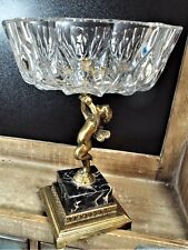 Crystal glass compote for sale  Scottsdale