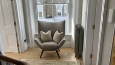 Upholstered armchair bedroom for sale  LONDON