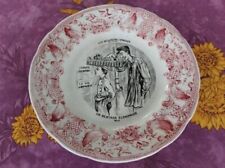 Assiette parlante porcelaine d'occasion  France
