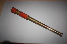 Telescopio Old Dollond London 1920 latón y cuero segunda mano  Embacar hacia Mexico