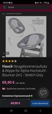 Aufsatz hochstuhl hauck gebraucht kaufen  Lensahn
