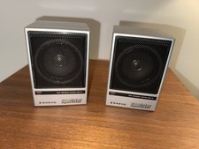 Alto-falantes portáteis estéreo vintage Sanyo modelo MSP-10 fabricados no Japão comprar usado Alto-falantes portáteis estéreo vintage Sanyo modelo MSP-10 fabricados no Japão comprar usado  Enviando para Brazil