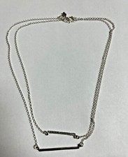 Colar pingente barra fio duplo Grace+Heart SS [102GRW] comprar usado  Enviando para Brazil