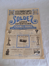Catalogue vintage accessoires d'occasion  Bais