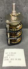 Rotary switch 8233 for sale  STAFFORD