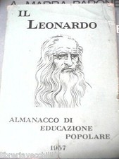 Leonardo 1957 almanacco usato  Salerno