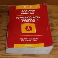 1997 Chrysler Town & Country Dodge Caravan Plymouth Voyager Shop Manual de Serviço comprar usado  Enviando para Brazil
