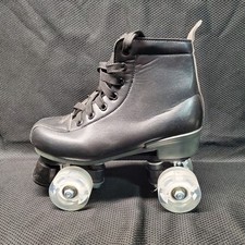 Usado, Patins quádruplos externos com rodas iluminadas, patins clássicos de quatro rodas de cano alto comprar usado  Enviando para Brazil