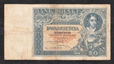 Polen 20zloty 1931 gebraucht kaufen  Wriezen