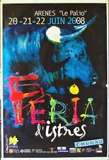 Affiche Tauromachie FERIA d’ISTRES 2008 Arènes Le Palio - 118 x 174 cm comprar usado  Enviando para Brazil