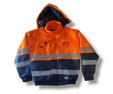 Jaqueta Bombardeiro Masculina Sir Safety System Hi-Vis Contraste Tamanho Grande Laranja e Azul comprar usado  Enviando para Brazil
