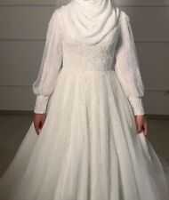 Hochzeitskleid gelinlik tesett gebraucht kaufen  Herne