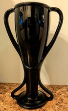 Vaso VINTAGE FOSTORIA VIDRO AMETISTA PRETO TUT Troféu década de 1930’s comprar usado  Enviando para Brazil
