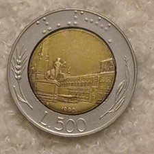 Moneta 500 lire usato  Brescia