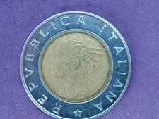 Moneta rara 500 usato  Gioia del Colle