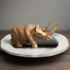 rhinoceros hand wood carved for sale  Pittsburg