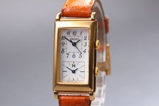 [Perto de Estado Perfeito+++] Vintage SEIKO NOIE 1EFW-5A00 Branco Dual Time Tank Qz Relógio Feminino, usado comprar usado  Enviando para Brazil