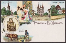 St. Boleslavi Stara Boleslav Altbunzlau AK LITHO Bohême Tchèques Carte Postale na sprzedaż St. Boleslavi Stara Boleslav Altbunzlau AK LITHO Bohême Tchèques Carte Postale na sprzedaż  Wysyłka do Poland
