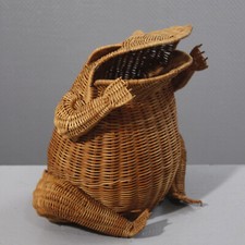 Corbeille papier rotin d'occasion  Strasbourg-