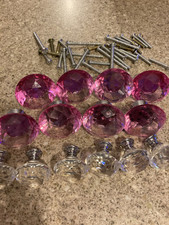 Pink crystal door for sale  CRAIGAVON