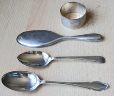 Silver teaspoons silver for sale  HUNTINGDON