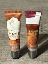 Usado, Conjunto Bath & Body Works brilho labial outono abóbora cupcake caramelo baunilha latte novo comprar usado  Enviando para Brazil