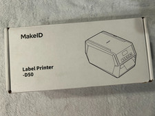 Impressora de Etiquetas Industrial Makeid D50, Fabricante de Etiquetas Desktop 2" Cabeça de Impressão, Celular A comprar usado  Enviando para Brazil