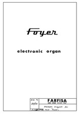 Farfisa foyer schematic usato  Italia