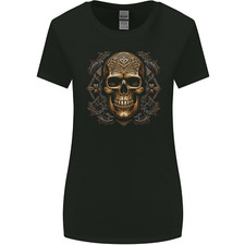 Embossed golden skull for sale  COVENTRY