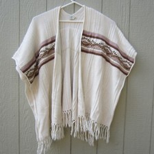 Usado, Poncho Faherty feminino tamanho único arenito cauda amarela malha de lã alpaca comprar usado  Enviando para Brazil