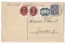 Dienst ganzsache bedarfskarte gebraucht kaufen  Waiblingen