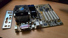 Placa-mãe ASUS P4P800 + Intel Pentium4 2.6GHz + 512MB DDR1 RAM - novo capacitor, usado comprar usado  Enviando para Brazil