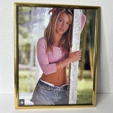 Britney Spears Pôster Oficial 1999 Emoldurado 8x10 Assinaturas RARAS Superstars NSYNC comprar usado  Enviando para Brazil