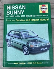 Haynes nissan sunny for sale  WIGAN