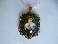Collier bronze cabochon d'occasion  Fécamp