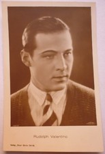 Cartolina rodolfo valentino usato  Cagliari