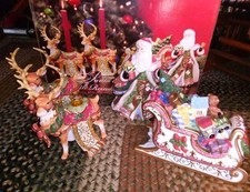 Ceramic santa sleigh for sale  Seattle