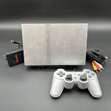 Console Sony PlayStation 2 - PS2 Slim - SCPH-77001 - Prata acetinada - Testado para jogar, usado comprar usado  Enviando para Brazil
