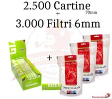 2.500 cartine gizeh usato  Spedire a Italy