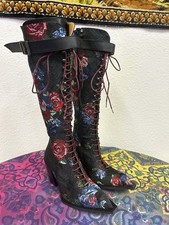 Usado, Bota John Fluevog Swordfish Hi Abstract Candy High Swordfish rosa 7,5 rara comprar usado  Enviando para Brazil