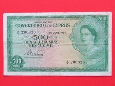 Cyprus british 500 for sale  NORWICH