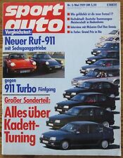 Sport Auto 05/89 Chevrolet Corvette ZR1, Alles über Kadett-Tuning, Alfa Romeo SZ comprar usado  Enviando para Brazil
