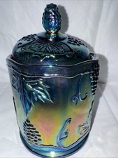 Vintage blue iridescent for sale  Council Bluffs